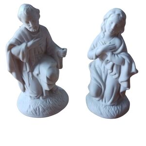 Joseph and Mary Porcelain Figurines